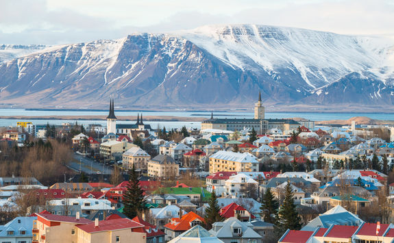 reykjavik city scene