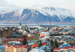 reykjavik city scene