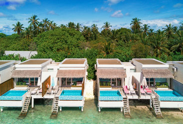 oblu helengeli aerial lagoon villas view