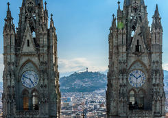 quito basilica spires