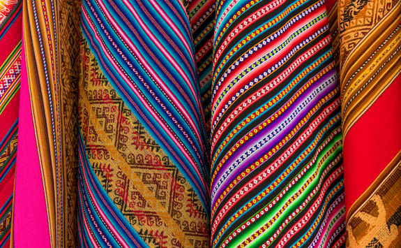 otavalo market traditional fabric