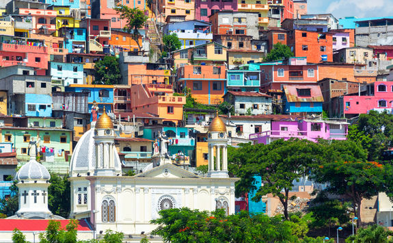 guayaquil colourful houses