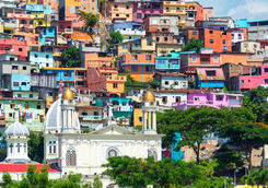 guayaquil colourful houses