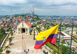 guayaquil view and church