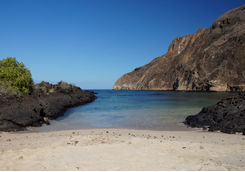 san cristobal bay and beach