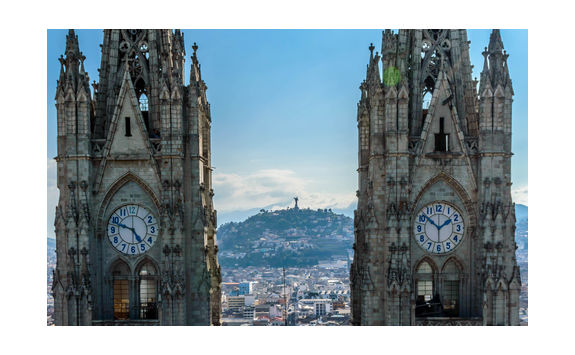 quito basilica spires