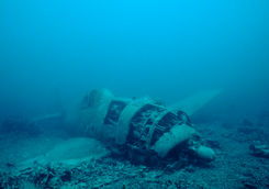 japanese fighter plane wreck