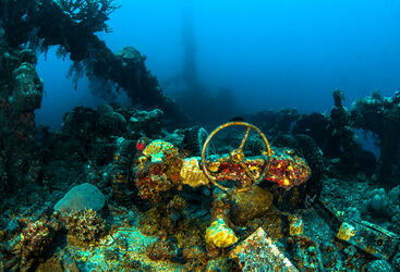 Wreck in Chuuk Lagoon