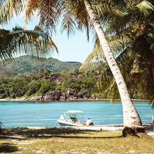 Beach in the Seychelles