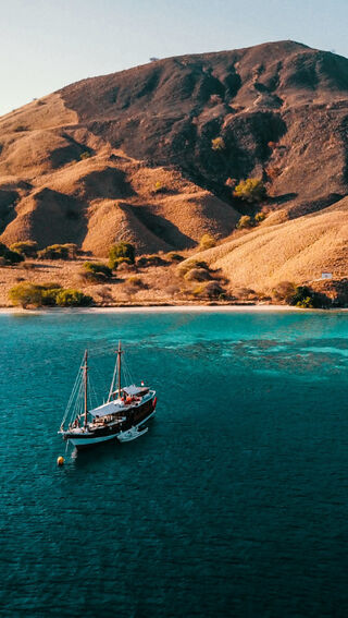 Liveaboard boat in Komodo, Indonesia