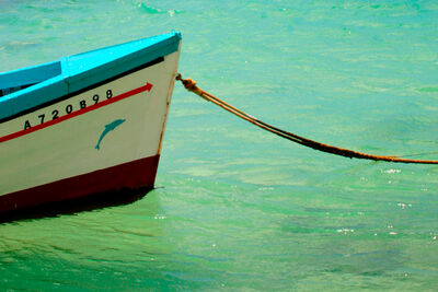 Boat in Mauritius