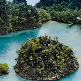 Raja Ampat archipelago.